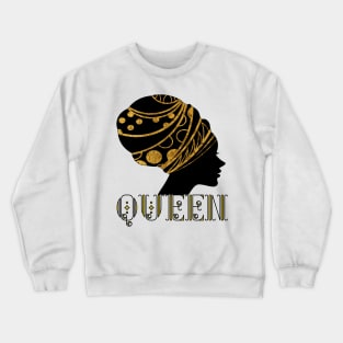 EMPOWERING Women Empower Women Black Queen Crewneck Sweatshirt